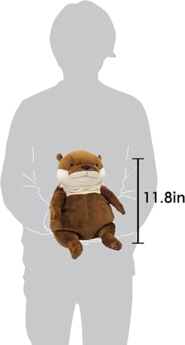 GWORLD Shinada Global Ultra Soft Otter Plush Pillow - 118in Cuddly Stuffed Animal