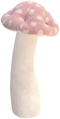 Hofun4U Mushroom Plush Pillow - 39 Inch Pink Stuffed Decorative Pillow