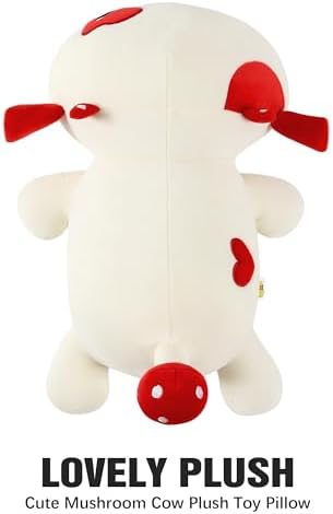 Onsoyours Cute Mushroom Cow Plush Pillow 12