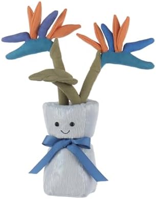 Apricot Lamb Paradise Bird Vase Stuffed Animal - 13 Inches
