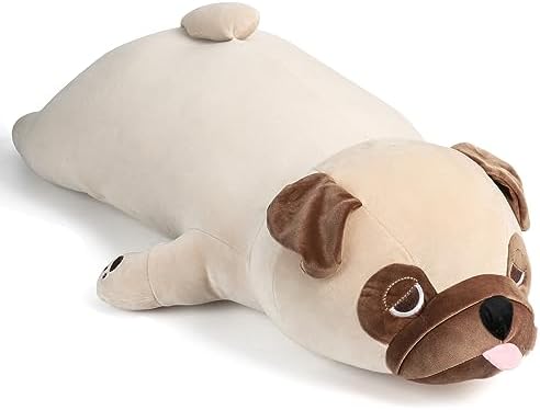ZPIUU 15 Weighted Pug Plush Pillow Toy