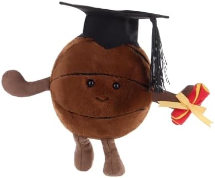 Apricot Lamb Graduated Basketball Plush Toy for Kids