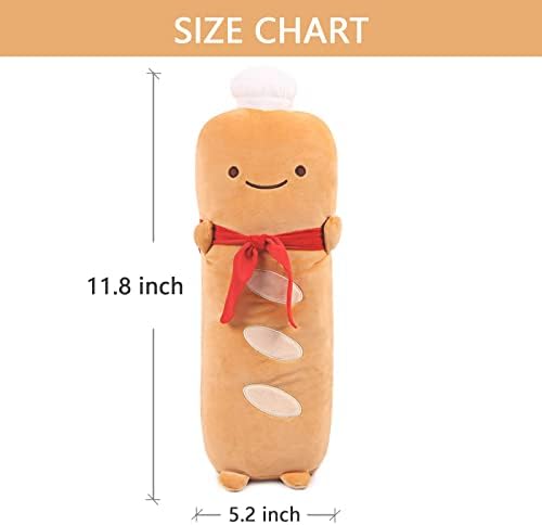 Cute Toast Bread Plush Pillow for Home Comfort