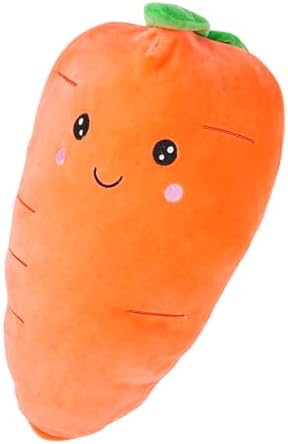ASkinds Cartoon Carrot Plush Pillow - Cute Stuffed Toy for Kids