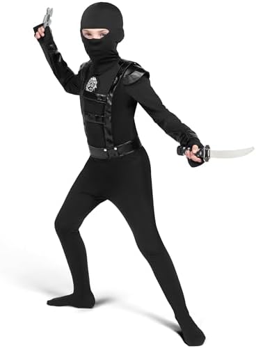 Spooktacular Halloween Ninja Costume for Boys