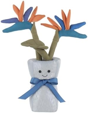 Apricot Lamb Paradise Bird Vase Stuffed Animal - 13 Inches