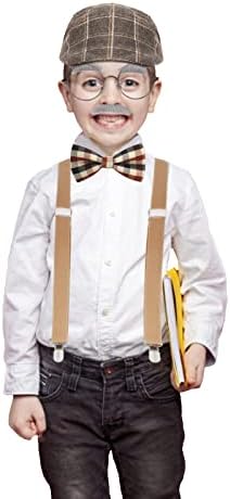 Keymall Old Man Costume for Kids with Beret Hat