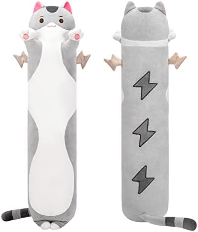 Mewaii Long Cat Plush 20 Inches Kids Body Pillow
