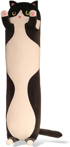 Werdast Black Cat Plush Pillow 18 Inches