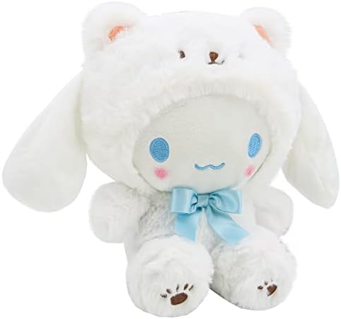Kawaii Cartoon White Bear Plush Soft Toy Doll