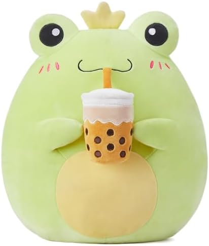 Large Frog Plush Pillow Toy 13 Cuddle Huggable Stuffed Animal