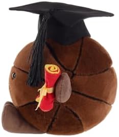 Apricot Lamb Graduated Basketball Plush Toy for Kids