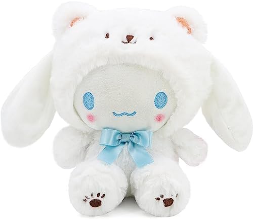 Kawaii Cartoon White Bear Plush Doll Soft Toy