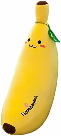 Banana Plush Pillow Stuffed Plushie for Kids 137 Inch
