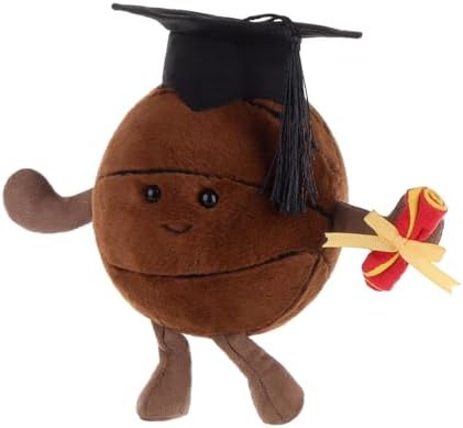 Apricot Lamb Graduated Basketball Plush Toy for Kids