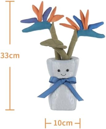 Apricot Lamb Paradise Bird Vase Stuffed Animal - 13 Inches