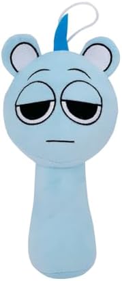 Super JAKES Sprunki Plush Toy - Light Blue 1