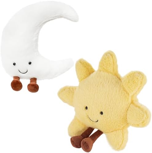 Sun and Moon Plush Toys 12in Cute Comfort Stuffed Animals