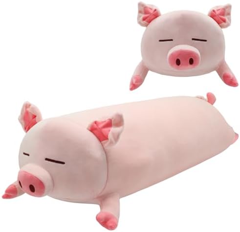 Giant Pink Pig Plush Pillow 335inch for Kids