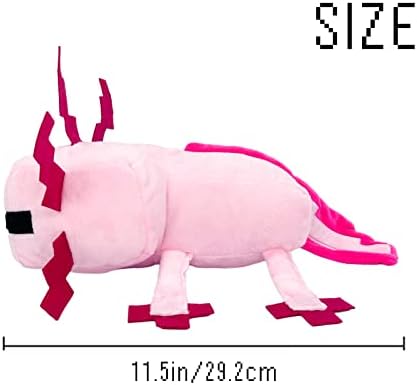 Pink Axolot Plush Pillow Stuffed Animal Decor