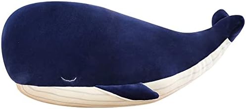 MUPI Blue Whale Plush Pillow 18 Inch