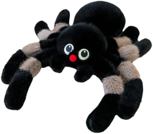 Cute Red Nose Spider Plush Pillow Toy