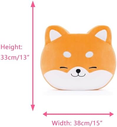 Lazada Kids Plush Corgi Pillow 15 Inches Gray