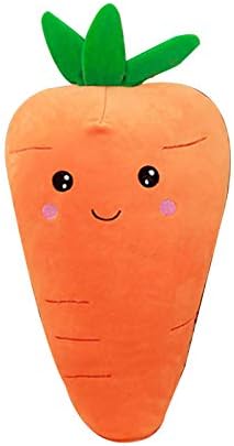 ASkinds Cartoon Carrot Plush Pillow - Cute Stuffed Toy for Kids
