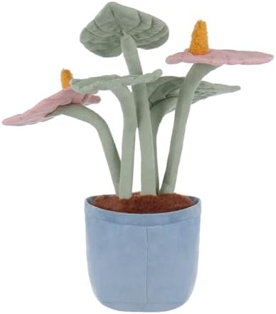 Apricot Lamb Potted Pink Anthurium Plush Stuffed Animal for Kids 1