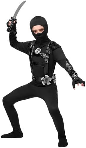 Spooktacular Halloween Ninja Costume for Boys