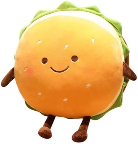 Goylmc Hamburger Plush Toy - 6 Inch Cute Room Decor