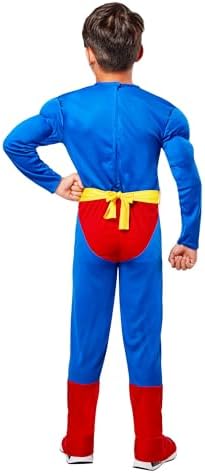 Rubies Super DC Heroes Deluxe Muscle Chest Superman Costume for Kids