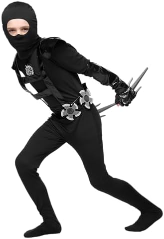 Spooktacular Halloween Ninja Costume for Boys