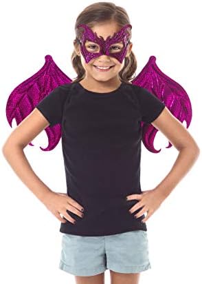 Little Adventures Reversible Dragon Mask and Wing Set - PinkMagenta