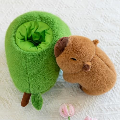Nohito Avocado Capybara Plush Pillow 137 Inches