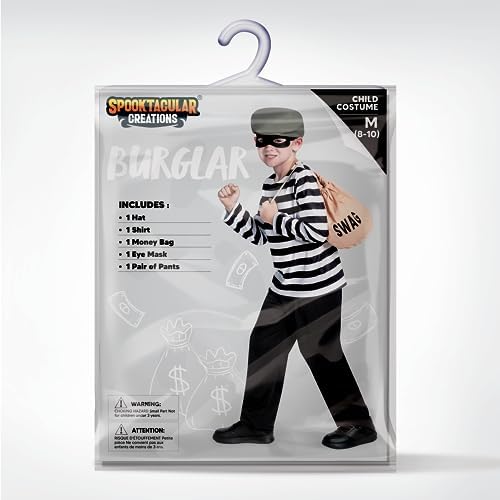 Spooktacular Creations Kids Robber Costume Set