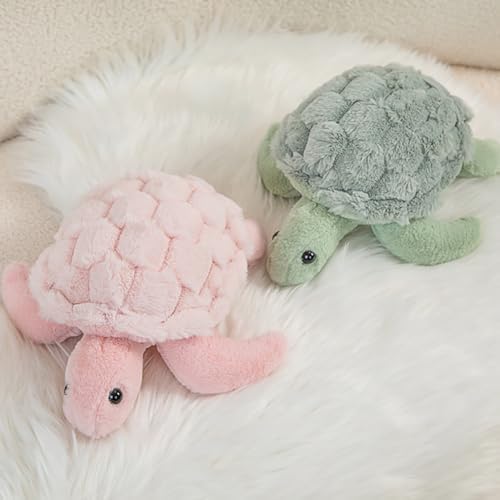 DISXENT Super Cute Pink Sea Turtle Plush Toy 11in