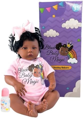 Black Baby Magic Reborn Destiny Doll 6 Piece Set 1