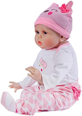 OYESY Reborn Baby Doll Pink Outfit 4pcs Set