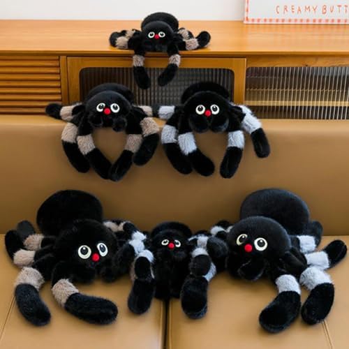 Red Nose Spider Plush Pillow for Halloween Birthday Gifts