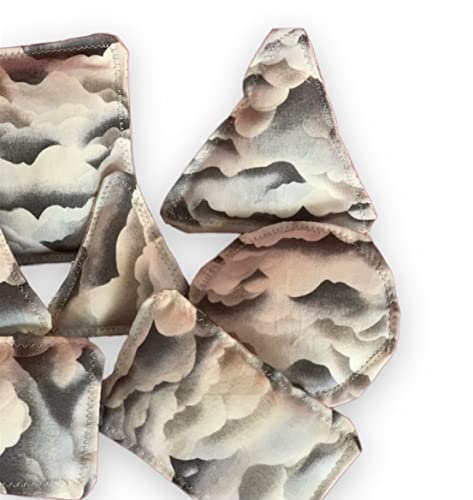 Handmade Baby Toddler Shape Cloud Print Pillow Plushie Set