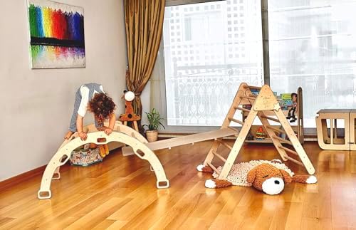 Kidodido Montessori Wooden Climbing Set for Kids