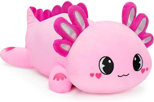 Officygnet 13 Inch Axolotl Plush Pillow