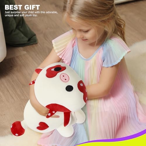 Onsoyours Cute Mushroom Cow Plush Pillow 12