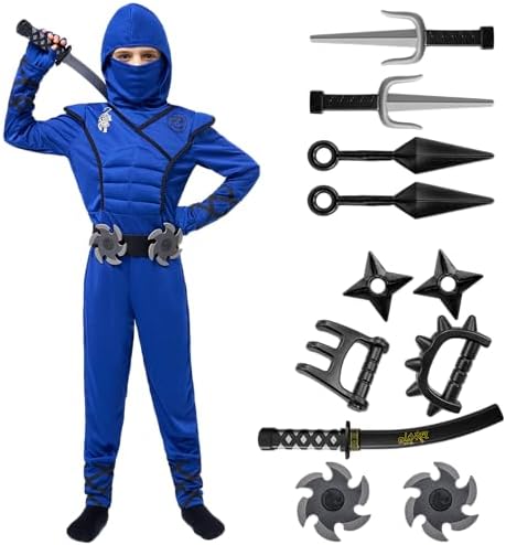 Spooktacular Halloween Ninja Costume for Kids