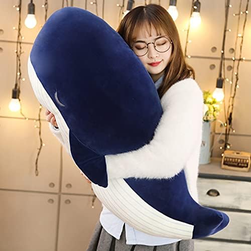 MUPI Blue Whale Plush Pillow 18 Inch
