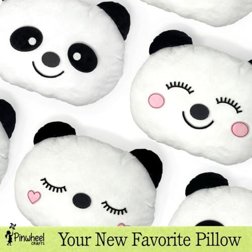 Beginner Sewing Kit for Kids 8-12 - Panda Pillow DIY Craft