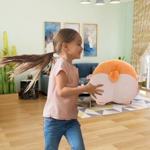 CHELEI2019 15 Corgi Butt Plush Throw Pillow