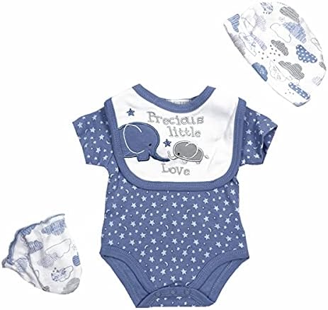 Pedolltree Reborn Baby Boy Dinosaur Outfit 5pcs Set