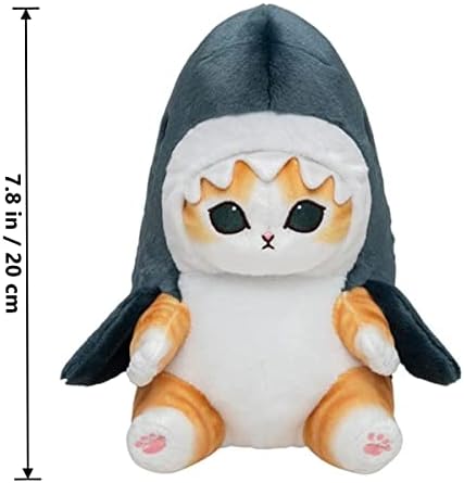 Cute Shark Cat Plush Toy 8 Birthday Gift